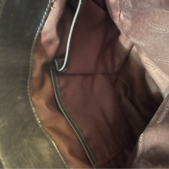 Vintage Coach Legacy Tote 9803 Black - Picture 6 of 11